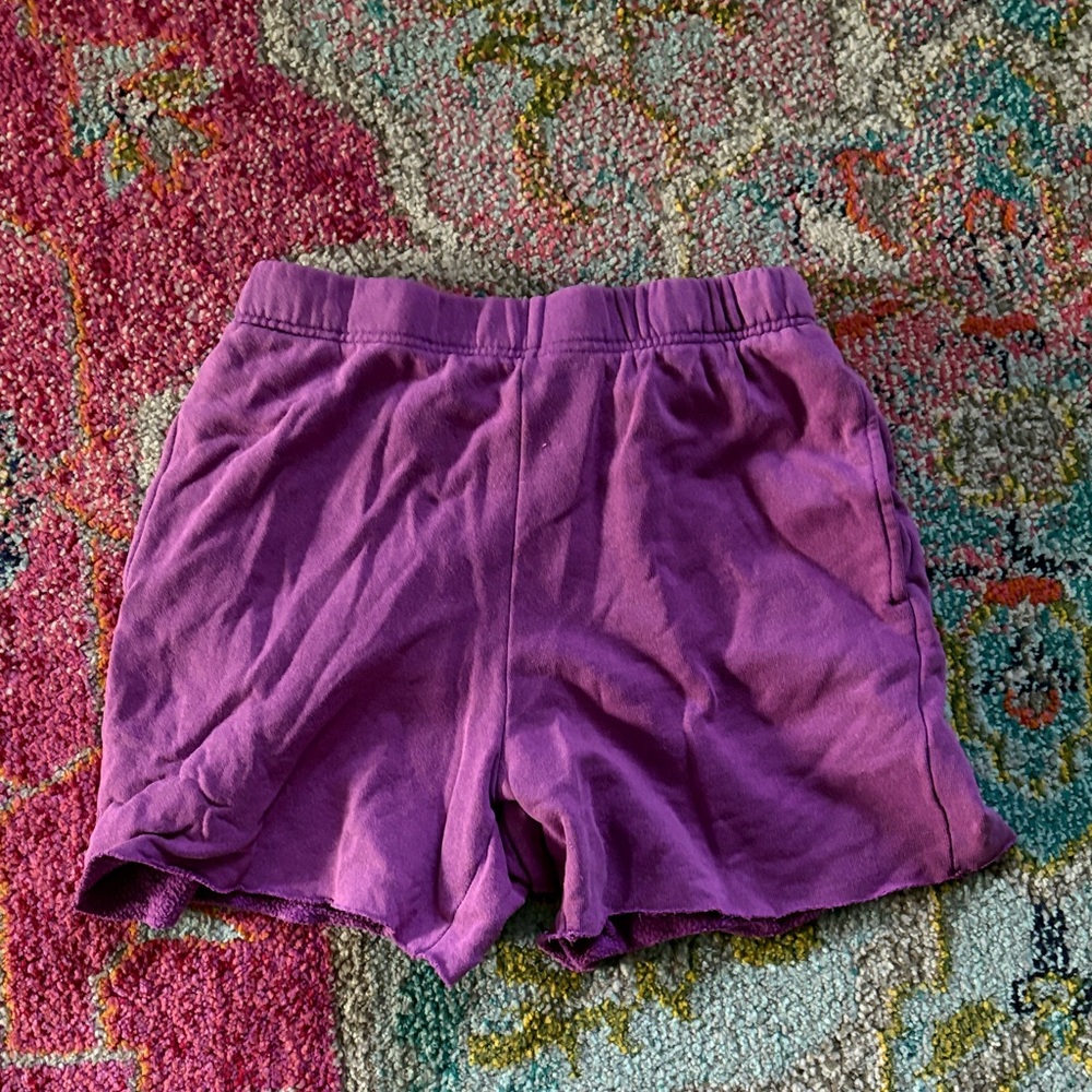 Purple Women's Sweat Shorts
